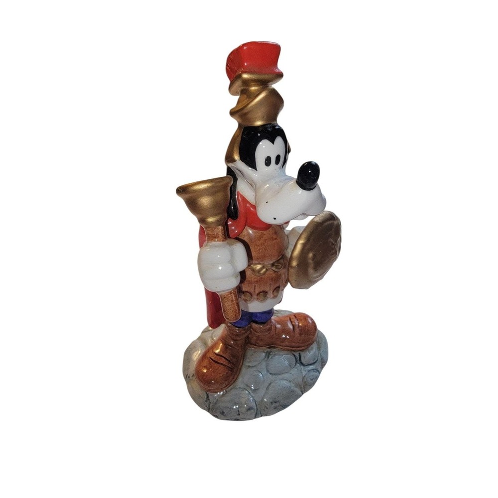 Vintage Porcelain Disney Googy Gladiator Roman Statue